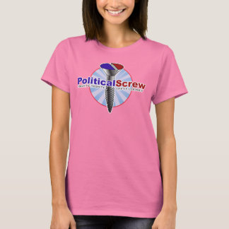 Camiseta do Parafuso Político das Mulheres