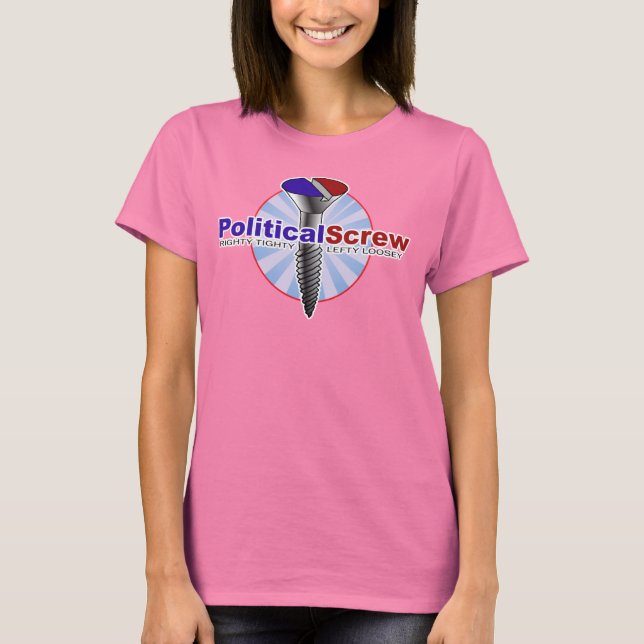Camiseta do Parafuso Político das Mulheres (Frente)