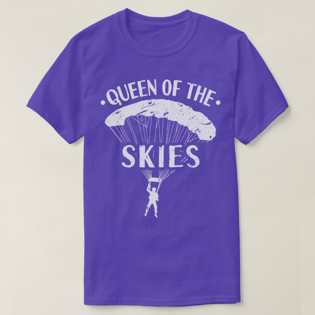 Camiseta do Paraquedas do Céu (Frente do Design)