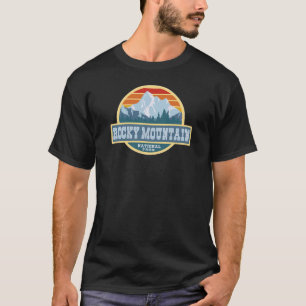 Camiseta do Parque Nacional Rocky Mountain