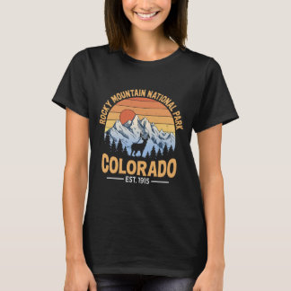 Camiseta do Parque Nacional Rocky Mountain para Mu