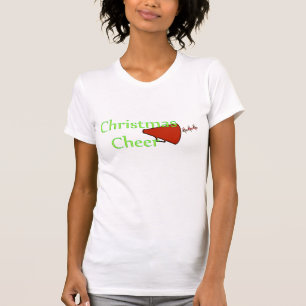 CAMISETA DO "PARTE SUPERIOR DO CHEERLEADER DO ELOGIO NATAL