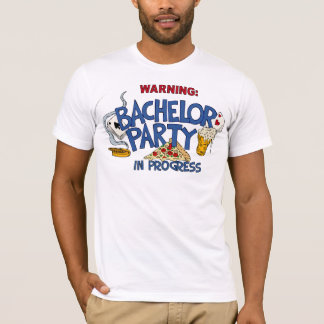 Camiseta do partido de solteiro