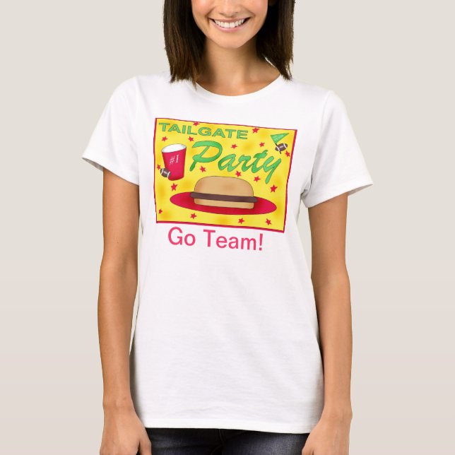 Camiseta do Partido Tailgate de Futebol (Frente)
