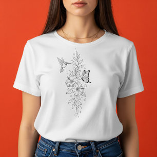 Camiseta do Pássaro, Camiseta de Amante de Pássaro