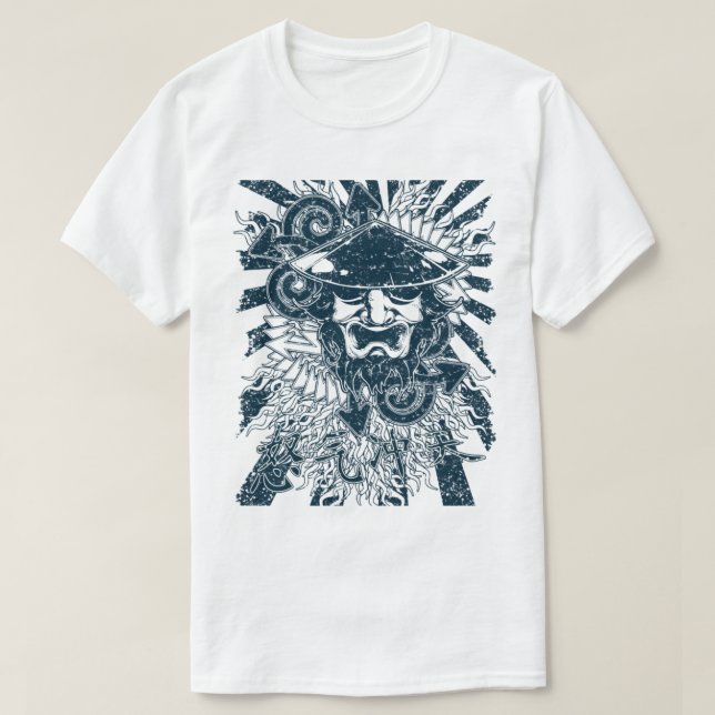 Camiseta do Patrimônio Japonês - Cultura Tradicion (Frente do Design)