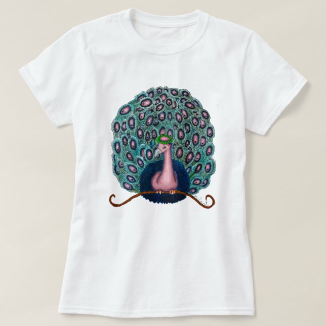 Camiseta do Pavão. (Frente do Design)