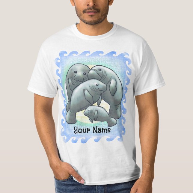 Camiseta do peixe-boi (Frente)