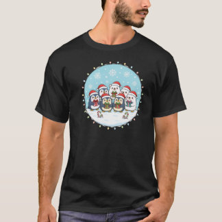 Camiseta do Pinguim Kawaii Urso Polar Natal