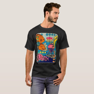 Camiseta Do "pintura aquática do oceano moderno meio