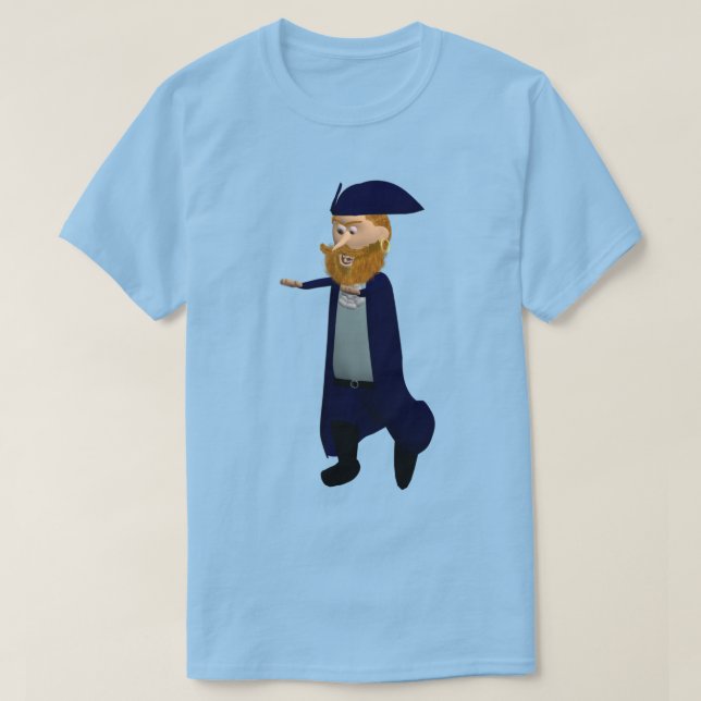 Camiseta do Pirate Papa (Frente do Design)