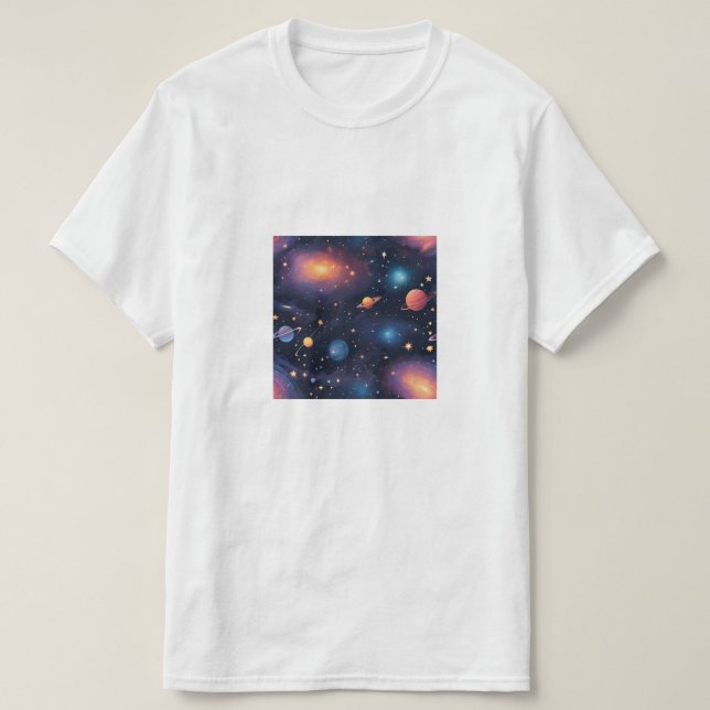 camiseta do planeta (Frente do Design)