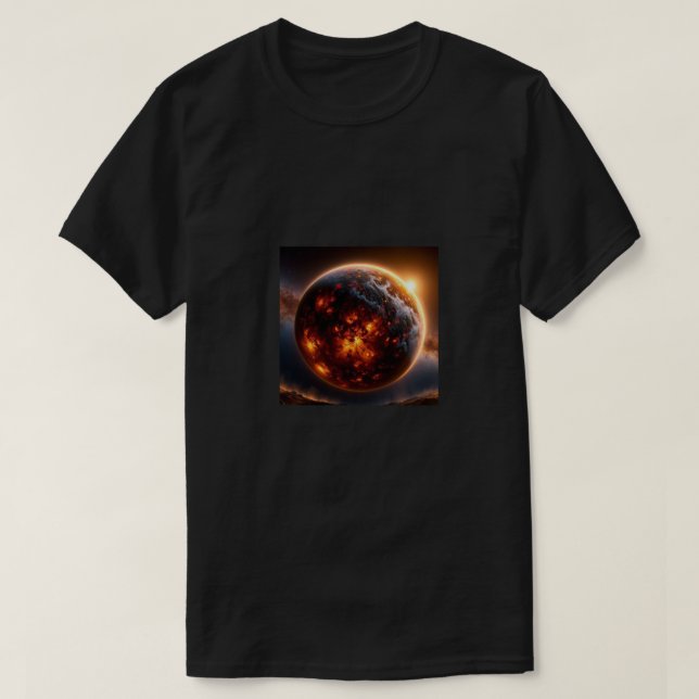 camiseta do planeta (Frente do Design)