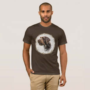 Camiseta do Pointer de Cabelo Raspado Alemão