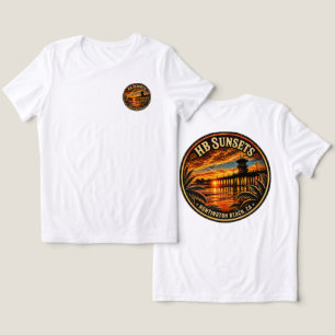 Camiseta do Pôr do Sol de Huntington Beach