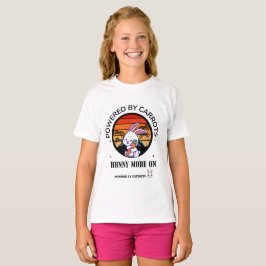Camiseta do Pôr do Sol Retro de Coelho Fofo Abraça