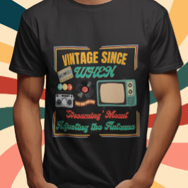 Camiseta do Presente Retroativo Vintage - Presente
