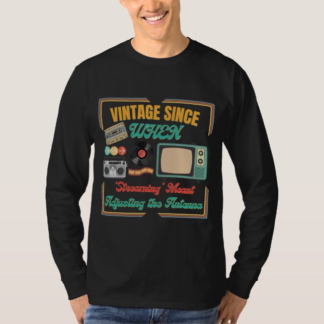 Camiseta do Presente Retroativo Vintage - Presente (Frente)