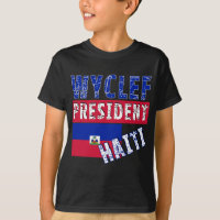 Camiseta do presidente Haiti de WYCLEF, canecas,