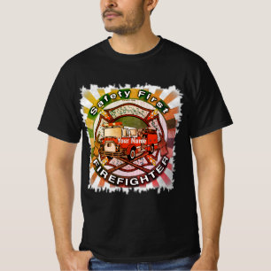 Camiseta do primeiro bombeiro de segurança