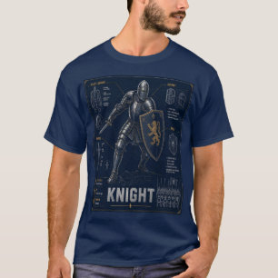 Camiseta do Projeto de Cavaleiro Medieval Armadu