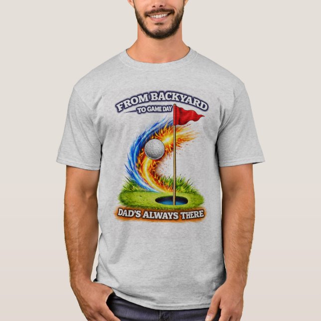 Camiseta Do quintal ao dia do jogo Papai está sempre lá Lac (Frente)
