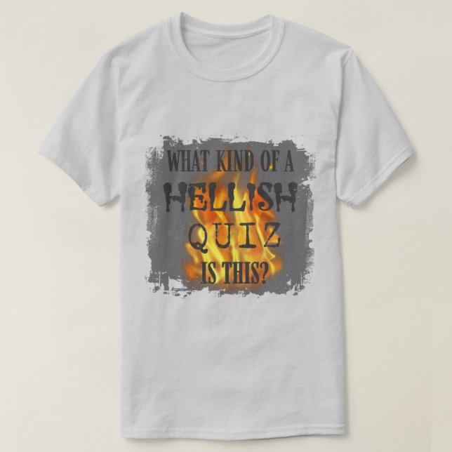 Camiseta do Quiz Infernal QI (Frente do Design)