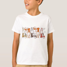 Camiseta do Raposo e amigos para meninos e meninas