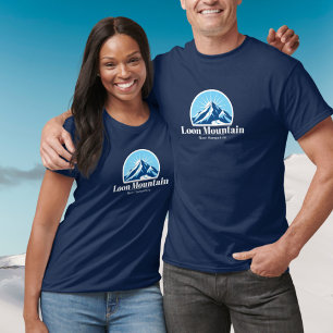 Camiseta do resort de esqui Loon Mountain New Hamp