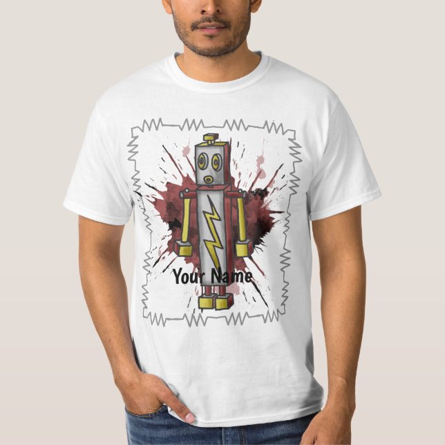 Camiseta do Robô Cinco (Frente)