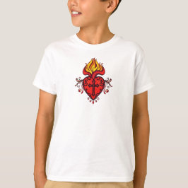 Camiseta do Sagrado Coração de Jesus para Crianças