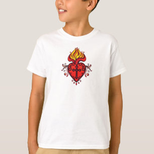 Camiseta do Sagrado Coração de Jesus para Crianças