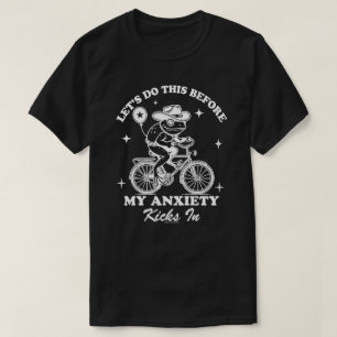 Camiseta do Sapo Engraçado - Sapo Caubói de Bicicl
