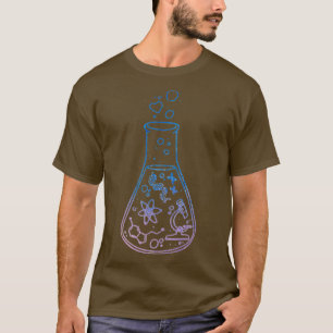 Camiseta do Science Glass Flask Biotech Microbiology Lab