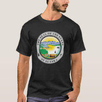 Camiseta do Selo do Estado do Alasca EUA