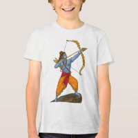 Camiseta do Senhor Rama – Arte Devocional Hindu Sh