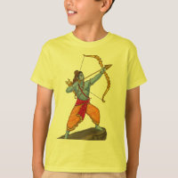 Camiseta do Senhor Rama – Arte Devocional Hindu Sh