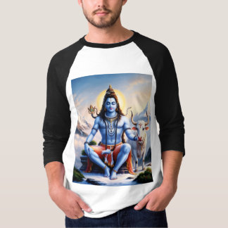 Camiseta do Senhor Shiv - Design espiritual hindu