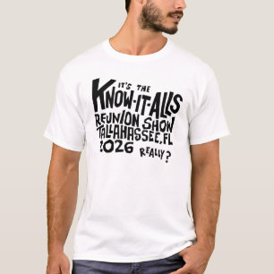 Camiseta do Show de Reunião dos Sabichões em Branc