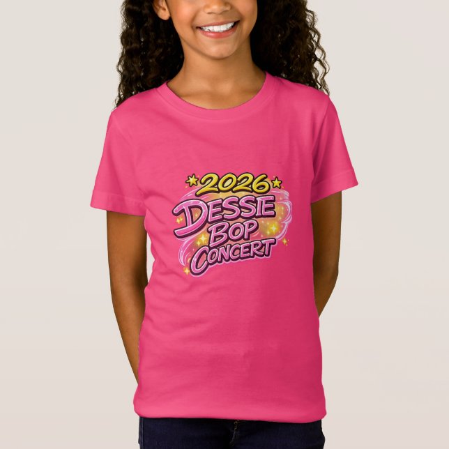 Camiseta do show Dessie Bop (Frente)