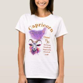 Camiseta do Signo de Capricórnio