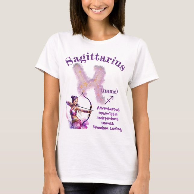 Camiseta do Signo de Sagitário 1 (Frente)