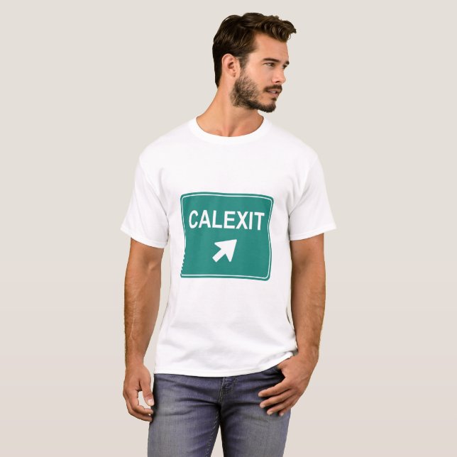CAMISETA DO SINAL DA AUTOESTRADA DE CALEXIT (Frente Completa)