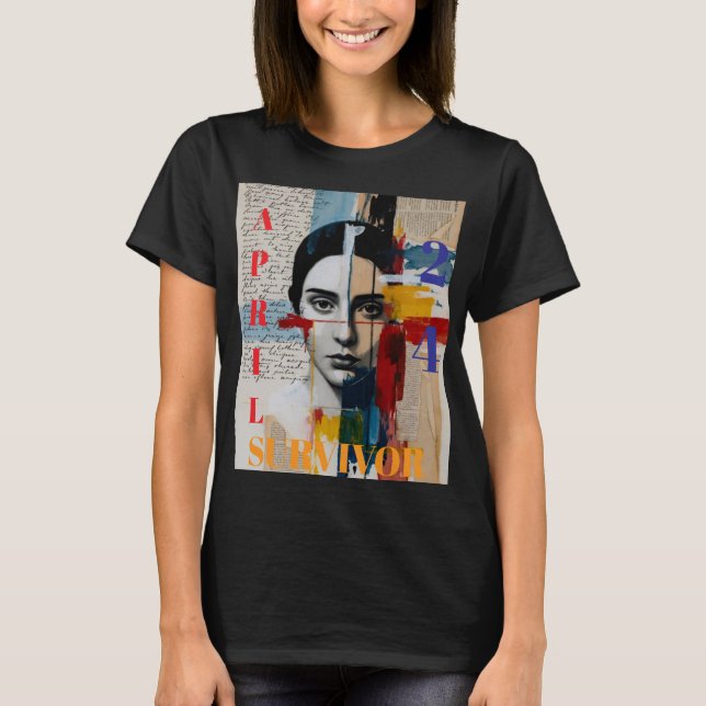Camiseta do Sobrevivente de 24 de Abril (Frente)