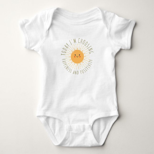 Camiseta do Sol Sorridente Fofo (Frente)