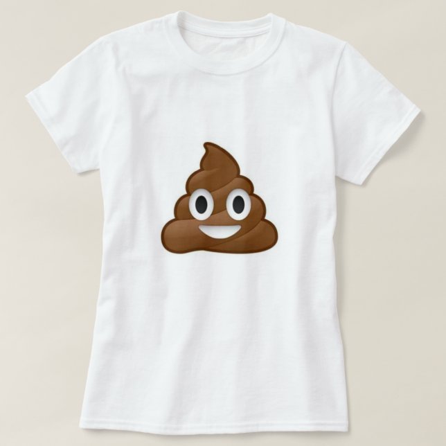 Camiseta do sorvete de Emoji do tombadilho (Frente do Design)