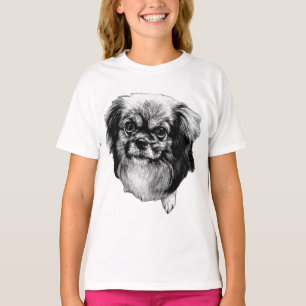 Camiseta do Spaniel Tibetano – Foto do Cão de Corp