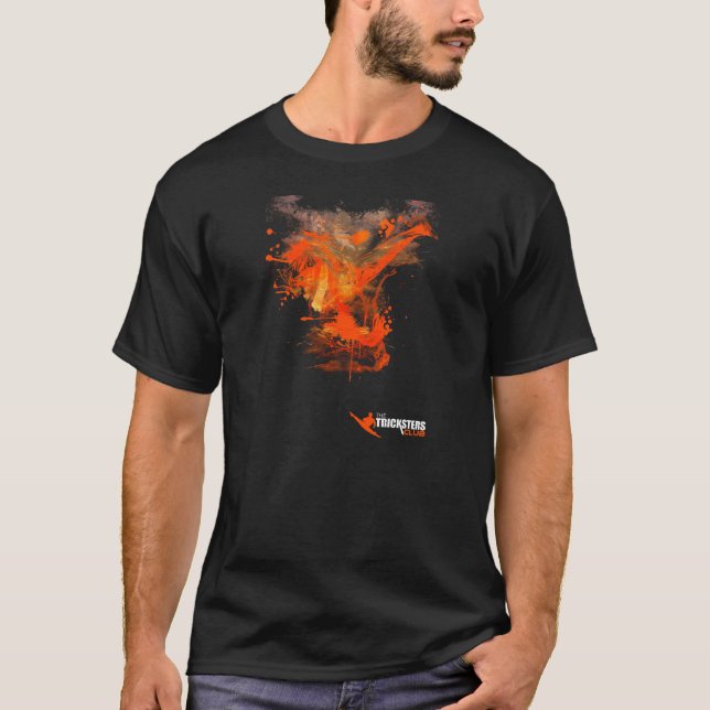 Camiseta do splat do FLASHKICK do homem (Frente)