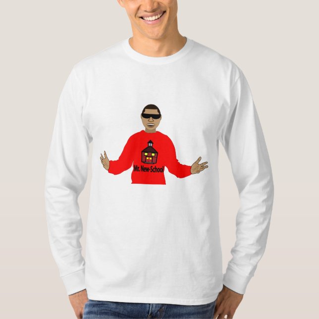 Camiseta do Sr. New School Long Sleeve (Frente)