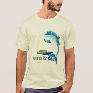 Camiseta Do "T do cuidado oceano"